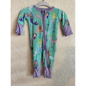 Little Sleepies "Mermaid Magic" Bamboo Zippy Pajamas Preemie